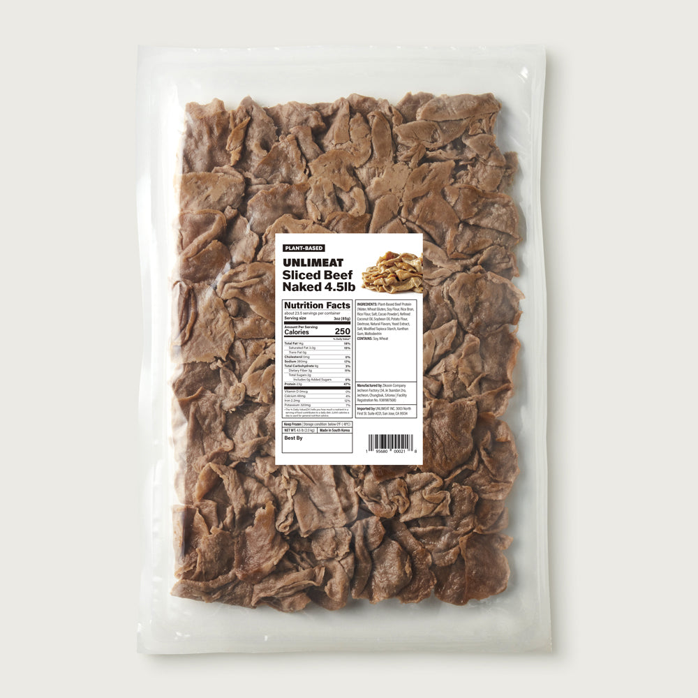 Plant-Based Sliced Beef Naked